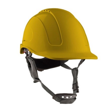 Casco Steelpro MTA-V ABS Ventilado Barbiquejo Amarillo