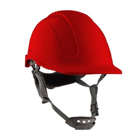 Casco Steelpro MTA-V ABS Ventilado Barbiquejo Rojo