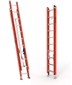 ESCALERA DE EXTENSIÓN FIBRA DE VIDRIO INDUSTRIAL