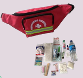 BOTIQUIN TIPO CANGURO CON 20 PRODUCTOS